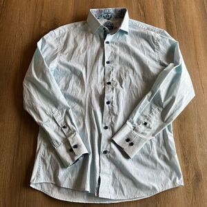 Bespoke Men’s Light Blue Dress Shirt size Medium